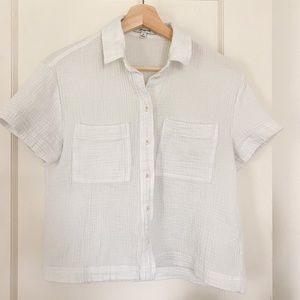 Madewell lightspun beachside shirt